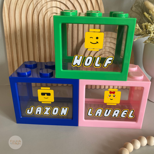 Personalised Lego Money Box