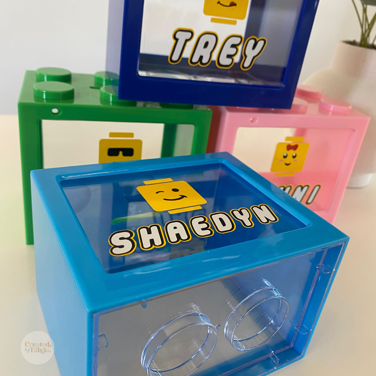 Personalised Lego Money Box